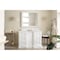 James Martin Vanities De Soto 48in Single Vanity, Bright White w/ 3 CM Eternal Jasmine Pearl Quartz Top 825-V48-BW-3EJP - alternate 4